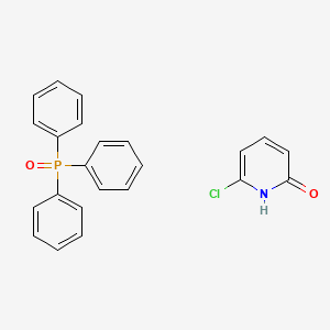 6-chloro-1H-pyridin-2-one;diphenylphosphorylbenzene