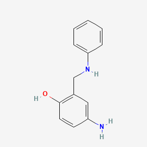 4-Amino-2-(anilinomethyl)phenol