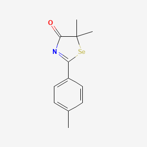 4(5H)-Selenazolone, 5,5-dimethyl-2-(4-methylphenyl)-