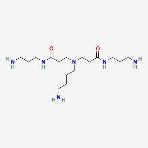 3-[4-aminobutyl-[3-(3-aminopropylamino)-3-oxopropyl]amino]-N-(3-aminopropyl)propanamide