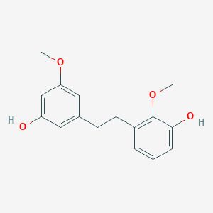 3-[2-(3-Hydroxy-5-methoxyphenyl)ethyl]-2-methoxyphenol