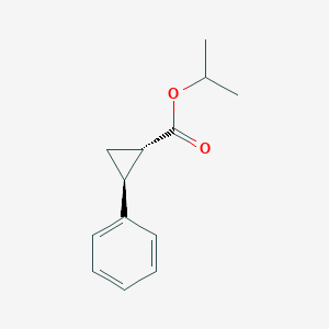 propan-2-yl (1S,2S)-2-phenylcyclopropane-1-carboxylate