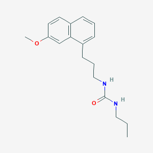 N-[3-(7-Methoxynaphthalen-1-yl)propyl]-N'-propylurea