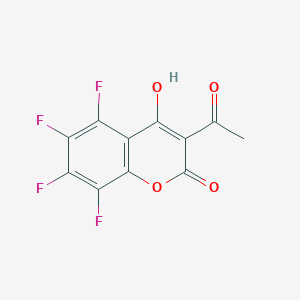 3-Acetyl-5,6,7,8-tetrafluoro-4-hydroxy-2H-chromen-2-one