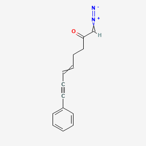 1-Diazonio-8-phenylocta-1,5-dien-7-yn-2-olate