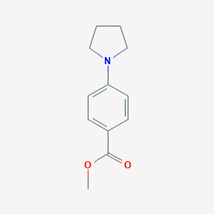 molecular formula C12H15NO2 B142463 4-吡咯烷-1-基苯甲酸甲酯 CAS No. 129414-26-2