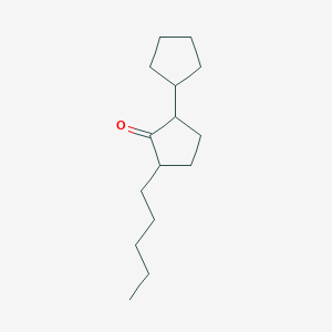 2-n-Pentyl-5-cyclopentylcyclopentanone