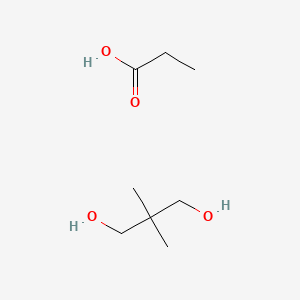 2,2-Dimethylpropane-1,3-diol;propanoic acid