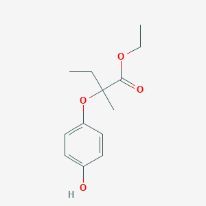 Ethyl 2-(4-hydroxyphenoxy)-2-methylbutanoate