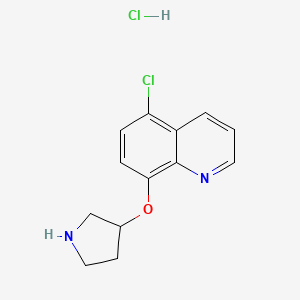 5-Chloro-8-(3-pyrrolidinyloxy)quinoline hydrochloride