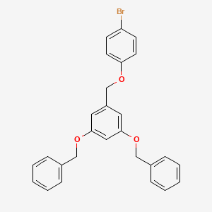 Benzene, 1-[(4-bromophenoxy)methyl]-3,5-bis(phenylmethoxy)-