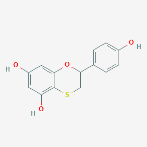 1,4-Benzoxathiin-5,7-diol, 2,3-dihydro-2-(4-hydroxyphenyl)-