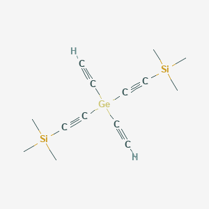 [(Diethynylgermanediyl)di(ethyne-2,1-diyl)]bis(trimethylsilane)