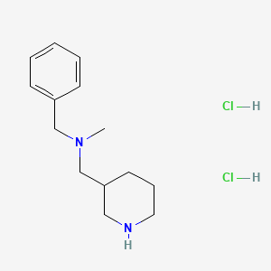 molecular formula C14H24Cl2N2 B1424661 n-Benzyl-n-methyl3-piperidinylmethanamine dihydrochloride CAS No. 1211499-03-4
