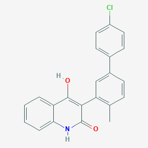 3-(4'-Chloro-4-methyl[1,1'-biphenyl]-3-yl)-4-hydroxyquinolin-2(1H)-one