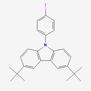 9H-Carbazole, 3,6-bis(1,1-dimethylethyl)-9-(4-iodophenyl)-