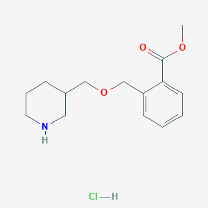 Methyl 2-[(3-piperidinylmethoxy)methyl]benzoate hydrochloride