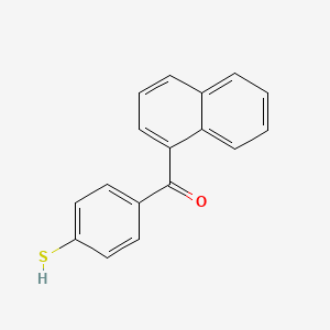 (Naphthalen-1-yl)(4-sulfanylphenyl)methanone