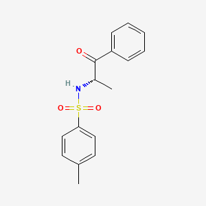 Benzenesulfonamide, 4-methyl-N-[(1S)-1-methyl-2-oxo-2-phenylethyl]-