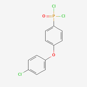 [4-(4-Chlorophenoxy)phenyl]phosphonic dichloride