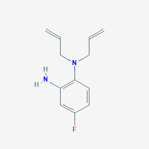 N~1~,N~1~-Diallyl-4-fluoro-1,2-benzenediamine