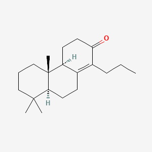 (4aR,4bS,8aS)-4b,8,8-trimethyl-1-propyl-4,4a,5,6,7,8a,9,10-octahydro-3H-phenanthren-2-one