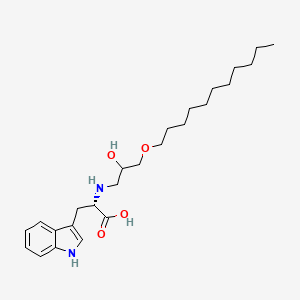 N-[2-Hydroxy-3-(undecyloxy)propyl]-L-tryptophan