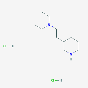 n,n-Diethyl-2-(3-piperidinyl)-1-ethanamine dihydrochloride