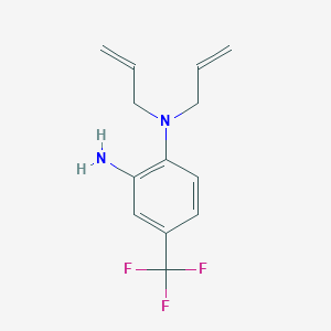 N~1~,N~1~-Diallyl-4-(trifluoromethyl)-1,2-benzenediamine