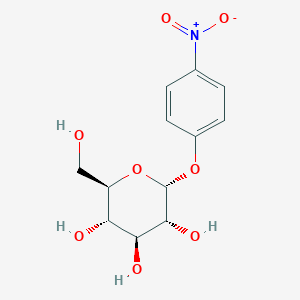 molecular formula C12H15NO8 B014247 4-硝基苯基α-D-葡萄糖苷 CAS No. 3767-28-0