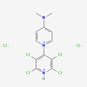 2',3',5',6'-Tetrachloro-4-(dimethylamino)-1,4'-bipyridin-1-ium dichloride