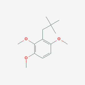 Benzene, 2-(2,2-dimethylpropyl)-1,3,4-trimethoxy-