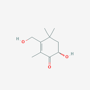 (6S)-6-hydroxy-3-(hydroxymethyl)-2,4,4-trimethylcyclohex-2-en-1-one