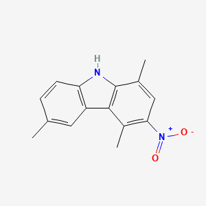 1,4,6-Trimethyl-3-nitrocarbazole