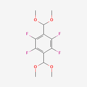 Benzene, 1,4-bis(dimethoxymethyl)-2,3,5,6-tetrafluoro-