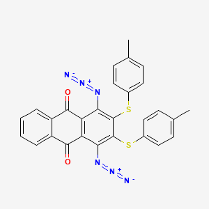 1,4-Diazido-2,3-bis[(4-methylphenyl)sulfanyl]anthracene-9,10-dione