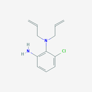 molecular formula C12H15ClN2 B1424713 N~2~,N~2~-二烯丙基-3-氯-1,2-苯二胺 CAS No. 1220020-98-3
