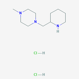 molecular formula C11H25Cl2N3 B1424724 1-甲基-4-(2-哌啶基甲基)哌嗪二盐酸盐 CAS No. 1219964-43-8