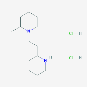 molecular formula C13H28Cl2N2 B1424739 2-Methyl-1-[2-(2-piperidinyl)ethyl]piperidine dihydrochloride CAS No. 109100-18-7