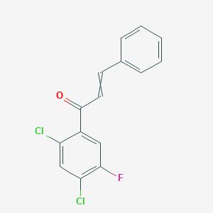 1-(2,4-Dichloro-5-fluorophenyl)-3-phenylprop-2-en-1-one