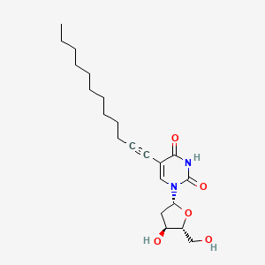 5-dodec-1-ynyl-1-[(2R,4S,5R)-4-hydroxy-5-(hydroxymethyl)oxolan-2-yl]pyrimidine-2,4-dione