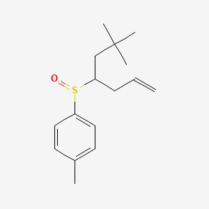 1-(6,6-Dimethylhept-1-ene-4-sulfinyl)-4-methylbenzene