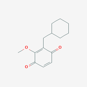 2-(Cyclohexylmethyl)-3-methoxycyclohexa-2,5-diene-1,4-dione