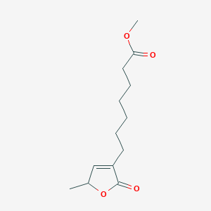 3-Furanheptanoic acid, 2,5-dihydro-5-methyl-2-oxo-, methyl ester