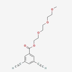 2-[2-(2-Methoxyethoxy)ethoxy]ethyl 3,5-diethynylbenzoate