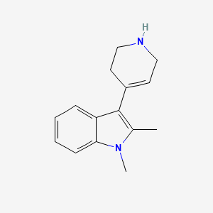 1,2-dimethyl-3-(1,2,3,6-tetrahydropyridin-4-yl)-1H-indole