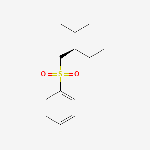 [(2R)-2-Ethyl-3-methylbutane-1-sulfonyl]benzene