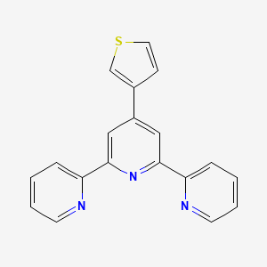 2,6-dipyridin-2-yl-4-thiophen-3-ylpyridine