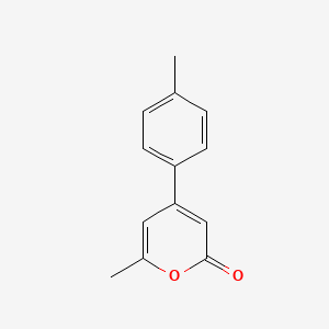 6-Methyl-4-(4-methylphenyl)-2H-pyran-2-one