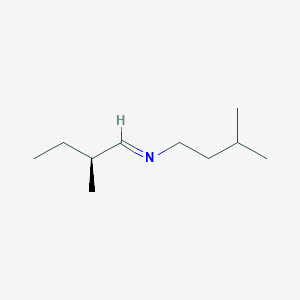 1-Butanamine, 3-methyl-N-[(2S)-2-methylbutylidene]-